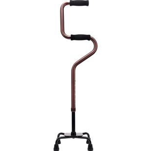 四角拐杖日本品牌铝合金可伸缩二段式老人手杖老年康复拐棍OT-32