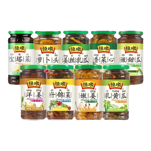 恒顺酱菜脆莴笋375g瓶装酱莴苣下饭菜腌制榨菜咸菜爽口脆口小菜