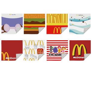 2026年新款百贴布麦当劳可爱化妆包相机ipad自粘百贴布平板电脑