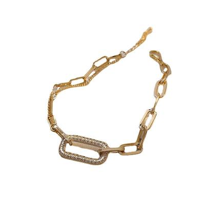 SRRMHYN复古简约几何手链韩版