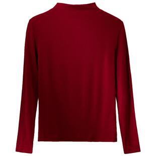 PROMAN豪门女士轻暖薄款莫代尔高领保暖打底上衣内搭乳肤衣内衣