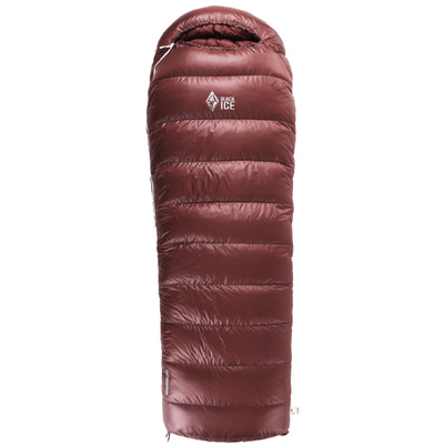 黑冰信封睡袋保暖轻量羽绒鹅绒