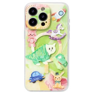 Tastecase恐龙猫磁吸手机壳适用苹果iPhone17ProMax原创磨砂保护壳马年新年MagSafe可爱16Pro全包防摔手机套