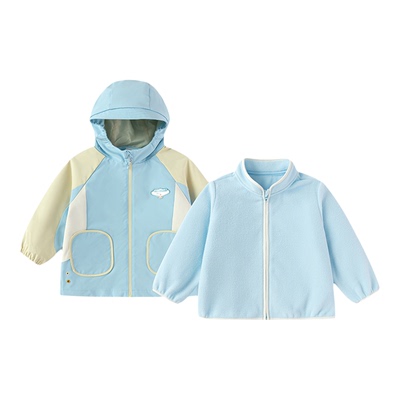 巴拉巴拉女童外套宝宝三合一