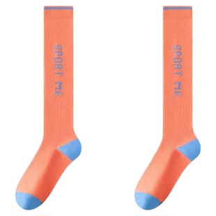 运动肌能压缩袜子女跳绳专用压力小腿专业跑步马拉松瘦腿长筒套