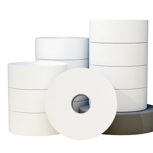 450克大卷纸厕纸大盘卷纸商用酒店专用整箱批发厕所卷筒纸卫生间