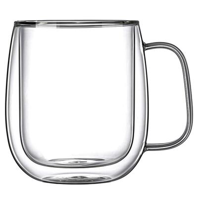 轻奢高档高硼硅玻璃双层咖啡杯