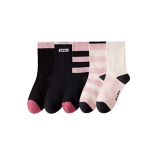 Dickies袜子女款运动青少年防臭棉质中筒袜厚袜子男女同款保暖冬