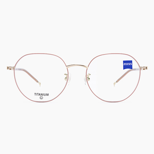 蔡司眼镜框多边形女士潮流时尚眼镜架超轻钛全框可配镜ZS23133LB