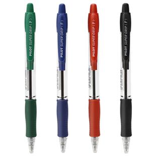 日本pilot百乐进口圆珠笔BPGP-10R-F 红蓝黑色按动式中油笔 0.7mm