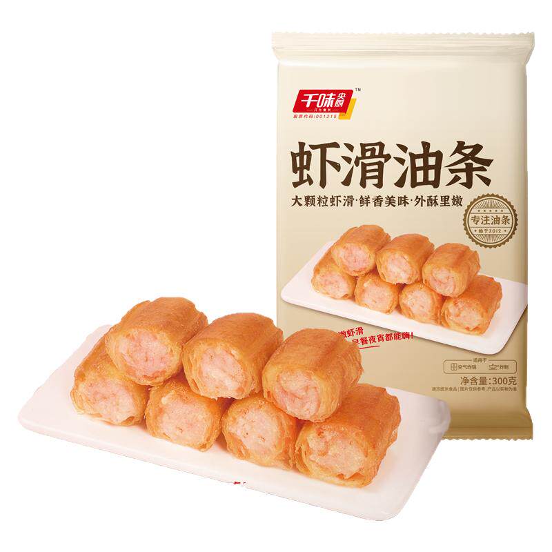 千味央厨虾滑油条虾心油条夹虾仁