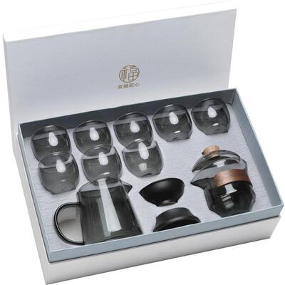 高硼硅玻璃茶具景福匠心加厚耐热