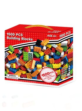 盒装1500颗粒积木玩具男孩礼物