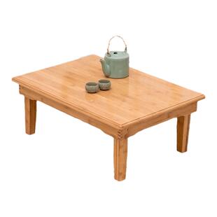 折叠正方形炕桌炕几飘窗实木质家用榻榻米小桌子矮地桌床上吃饭桌