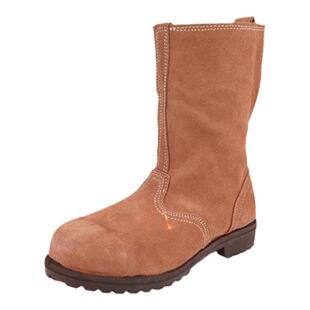 盾王9218牛皮高筒劳保靴男防砸防刺穿耐高温防烫钢铁厂工地劳保鞋