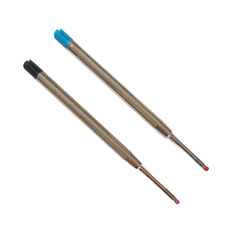 满30支包邮G2水笔芯旋转金属中性笔芯0.7按动商务签字笔替芯0.5mm