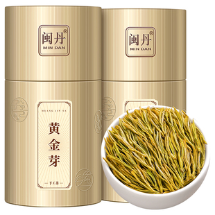 闽丹特级黄金芽新茶明前绿茶高山奶白茶茶叶礼盒装炒青手工山茶