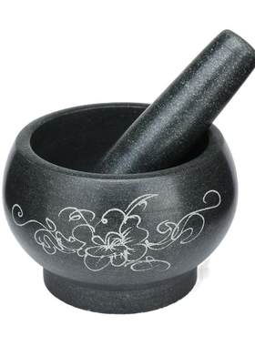 石臼捣药对窝捣蒜器捣辣椒捣食材