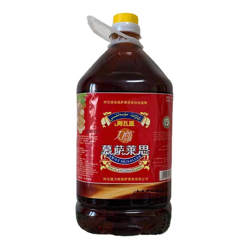 阿瓦提慕萨莱思葡萄酒新疆穆塞莱斯葡萄酒4.6L桶装甜型穆萨莱思