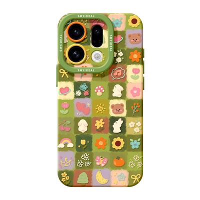 适用oppofindx9手机壳findx7pro保护套硅胶ultra全包防摔x6por高级外壳x5碎花小兔0pp0好看x8s+新女款pro软壳