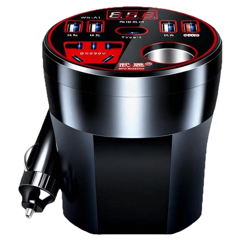 车载逆变器12V/24V转220V快充