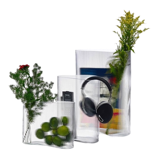 土耳其NUDE进口 MIST VASE迷雾北欧水晶玻璃水培花瓶大号创意摆件