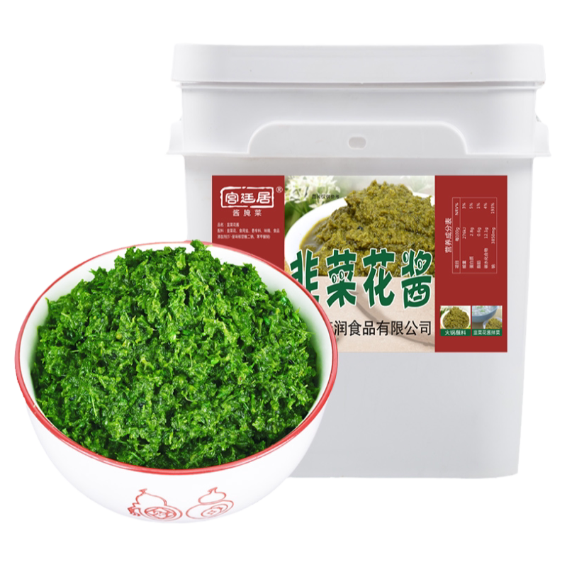 5斤桶装宫廷居韭菜花酱调料