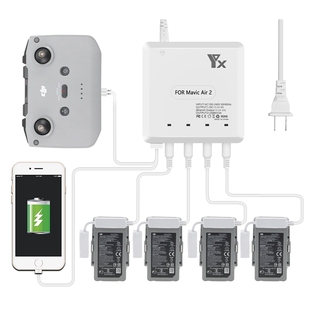 大疆御Mavic Air 2 2s电池充电器同时充电配件USB口充遥控器手机