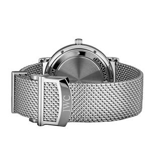 适配IWC万国钢带表带原装款柏涛菲诺葡萄牙系列手表链网带男