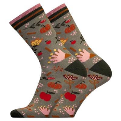 L3极光都市休闲中筒羊毛袜