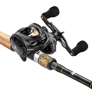 雷强竿套装打黑专用轻中重枪柄路亚竿3米远投杆水滴鼓轮xxh2.7xh