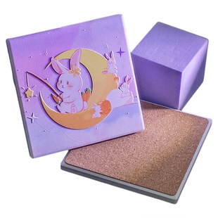 沉墨方形硅藻泥吸水杯垫定制来图打印二次元周边动漫diy定做