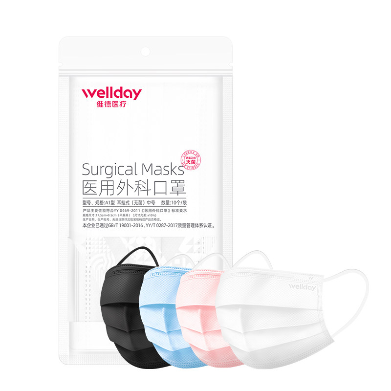 医用外科口罩灭菌级三层防护