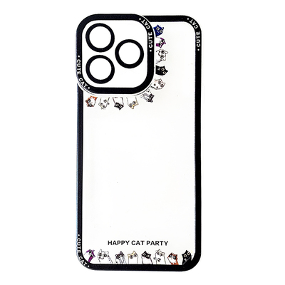 HAPPY原创设计透明TPU猫咪派对