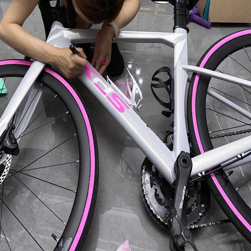 公路车轮胎改色笔轮毂防水补漆笔骑行轮圈diy手绘涂鸦装饰油漆笔