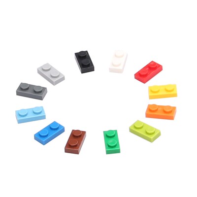 基础件1*2矮砖薄片散装国产积木