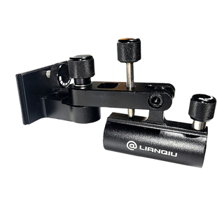 连球黑武士钓箱拐角炮台架钓箱配件左右前置鱼护架饵料架炮座通用