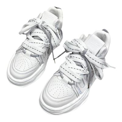 鞋子2025年新款真皮厚底