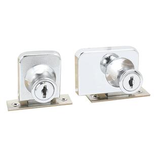 玻璃柜锁商场展示柜门锁单门橱窗锁手机柜台双开玻璃门锁移门锁头