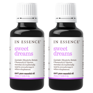 IN ESSENCE澳洲ie精油睡眠精油薰衣草室内香薰安神助眠礼物2件套