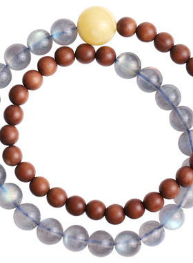 心斋堂老山檀民族风手串