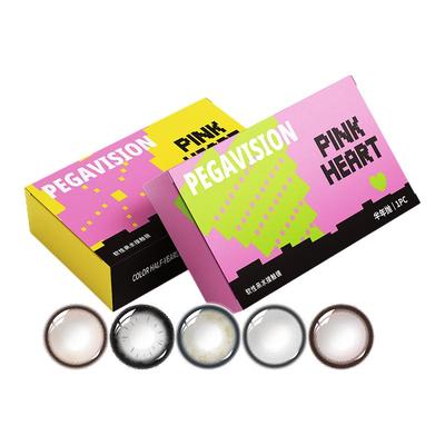 【所有女生直播间】PINKHEART晶硕美瞳半年抛1片彩色隐形眼镜近视