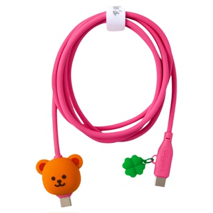 wigglewiggle硅胶typec数据线3A快充60W适用华为小米vivo安卓充电器线