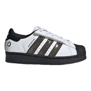 adidas阿迪达斯小儿童魔术贴贝壳头运动秋SUPERSTAR经典鞋 JS1290