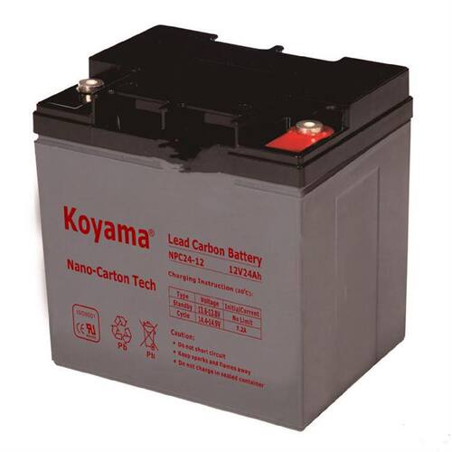 koyama蓄电池NP241212V24AH机房UPS电源配套消防照明EPS直流屏
