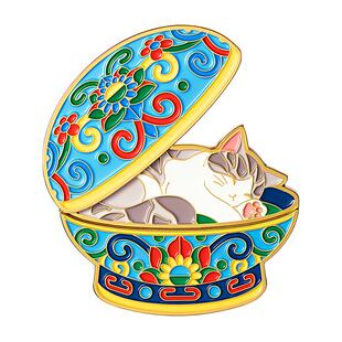 故宫淘宝｜宫猫盒盒美美冰箱贴磁贴猫咪博物馆文创礼物北京伴手礼