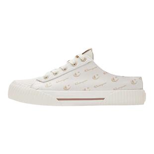 【丹宁老花系列】Champion冠军女鞋帆布鞋冬季运动鞋小白鞋半拖