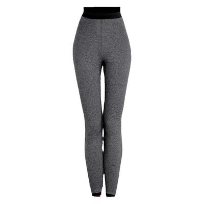 金纺棰羊毛提花针织内搭打底裤