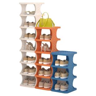 简易门口鞋架子家用多层夹缝鞋子收纳神器宿舍省空间小型窄款鞋柜