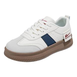 回力官方旗舰店德训鞋女2025新款冬季厚底帆布鞋子女鞋小白鞋女款